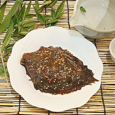 [맛찬]양념깻잎 착한식품 4kg x 3개 업소용대용량 반찬 이미지