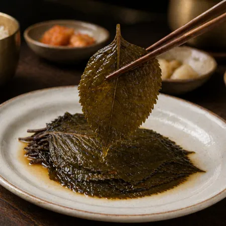 간장깻잎 착한식품 4kg x 3개 업소용 대용량 반찬 이미지