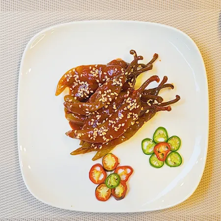 [맛찬]양념고추무침 착한식품 4kg 업소용 대용량 반찬