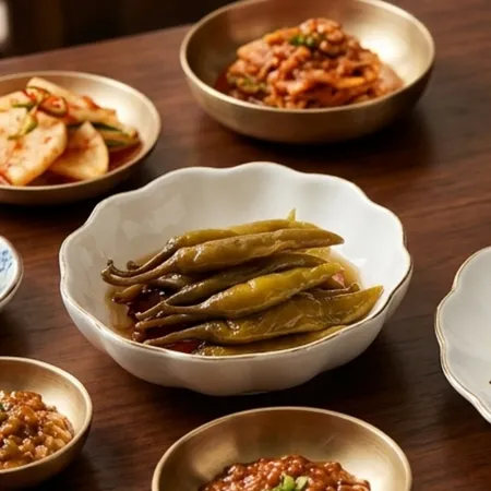 간장고추 착한식품 4kg 업소용 대용량 반찬