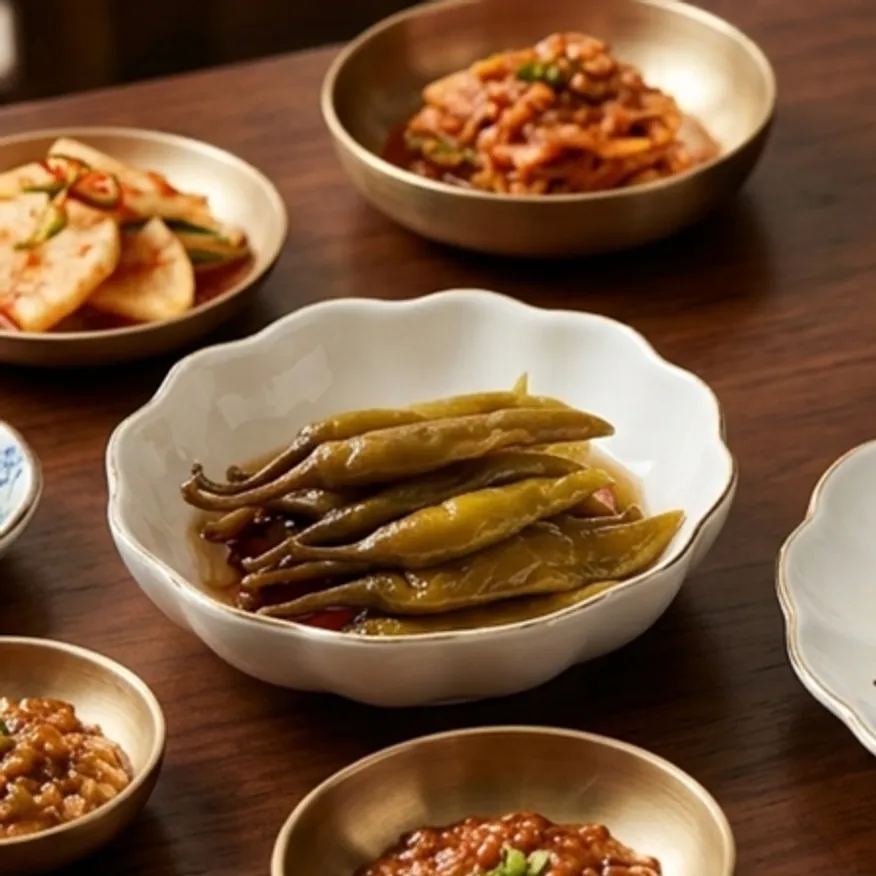 간장고추 착한식품 4kg 업소용 대용량 반찬 이미지