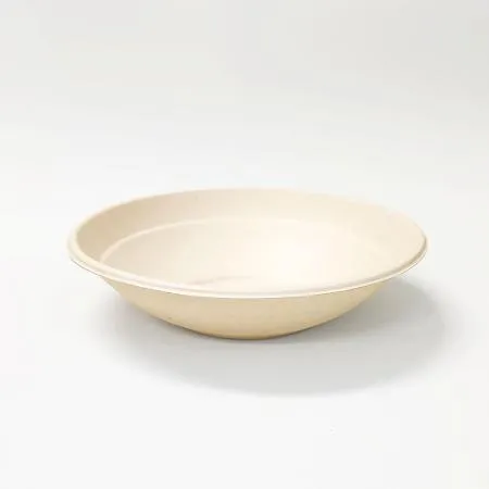 L-087K 펄프 샐러드 도시락용기 - 원형 용기 400개입(뚜껑별도) 이미지