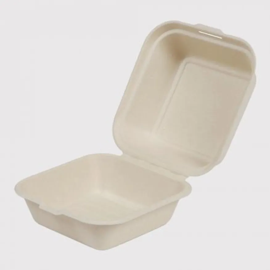 저중량 B-003 일체형 펄프 용기 일회용 도시락 크라프트색상 500개입 이미지