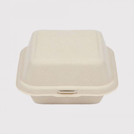 저중량 B-003 일체형 펄프 용기 일회용 도시락  크라프트색상 500개입