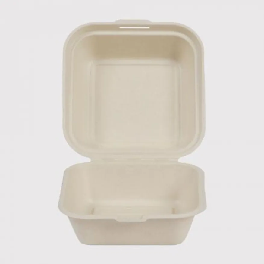 저중량 B-003 일체형 펄프 용기 일회용 도시락 크라프트색상 500개입 이미지