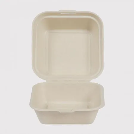 저중량 B-003 일체형 펄프 용기 일회용 도시락  크라프트색상 500개입 이미지