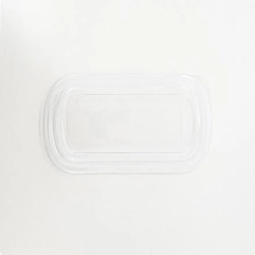 PET B046&B047 뚜껑 펄프 용기 일회용도시락 PET 뚜껑 500개입 (뚜껑만) 이미지