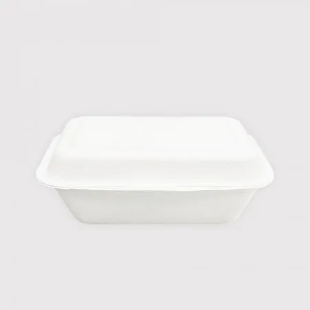 B-004 일체형 펄프 용기 일회용도시락 화이트 500개입