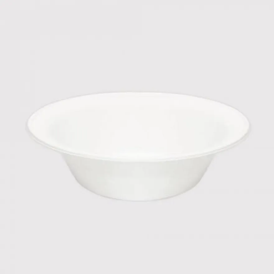 L-063 분리형 펄프 용기 일회용도시락 화이트 400개(뚜껑별도) 이미지