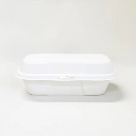 B-072 일체형 핫도그 펄프 용기 일회용도시락 화이트 500개입