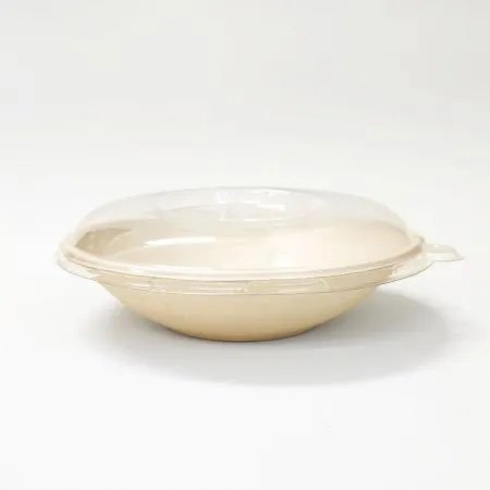 L-087K 펄프 샐러드 도시락용기 - 원형 용기 400개입(뚜껑별도) 이미지