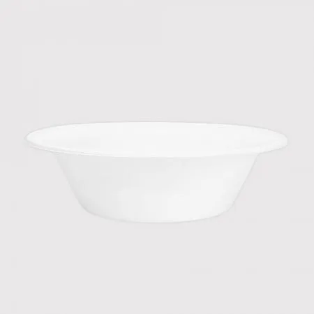 L-063 분리형 펄프 용기 일회용도시락 화이트 400개(뚜껑별도) 이미지