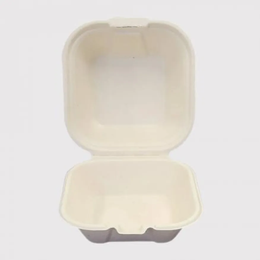 B-003Kmini 일체형 펄프 용기 일회용 도시락 크라프트색상 500개입 이미지