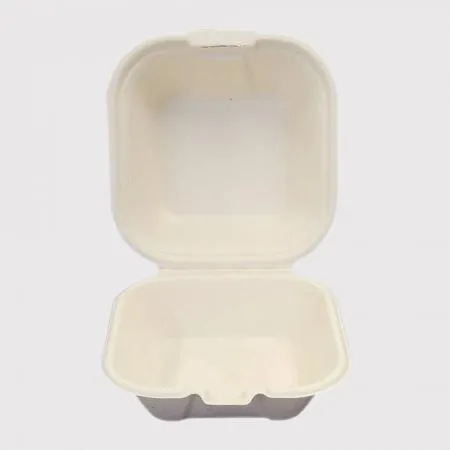 B-003Kmini 일체형 펄프 용기 일회용 도시락  크라프트색상 500개입 이미지