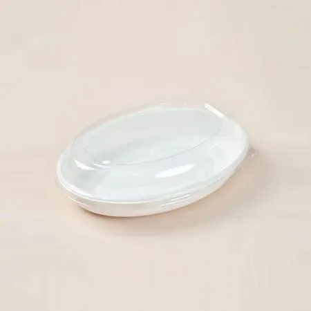 PET-L066뚜껑 펄프 용기 PET 뚜껑 600개입 (뚜껑만) 이미지