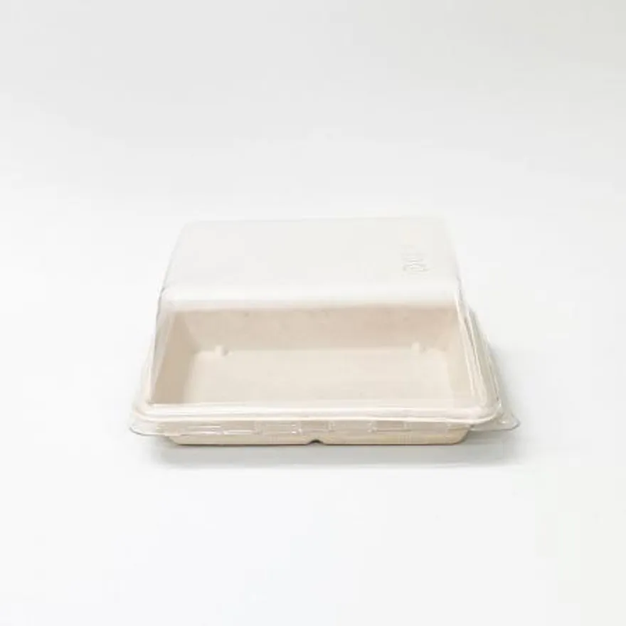 PET-S001K 펄프 샐러드 도시락용기뚜껑 - 원형 용기 PET뚜껑 400개입(뚜껑만) 이미지