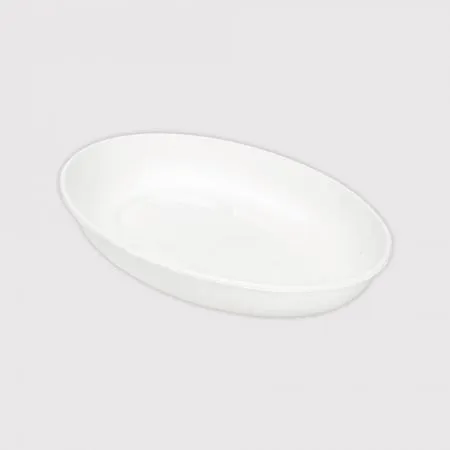 L-066 분리형 펄프 용기 화이트 600개입 (뚜껑 별도) 이미지