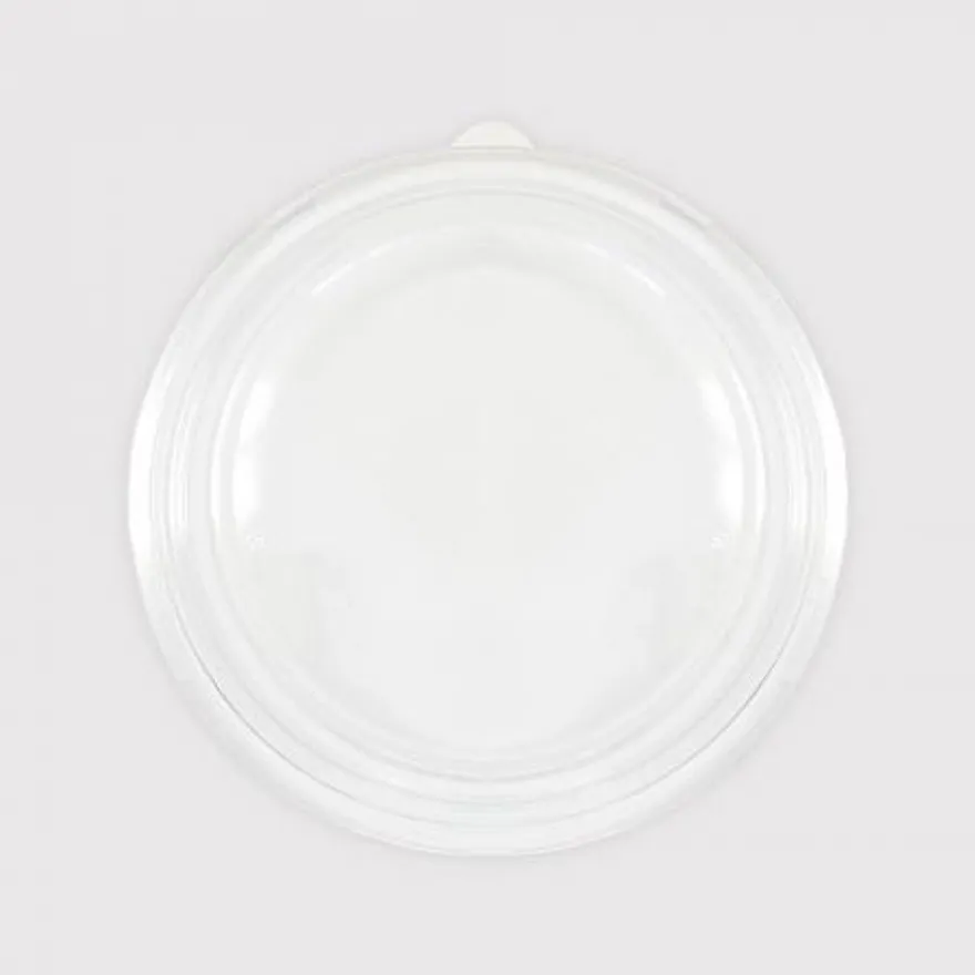 L-064 분리형 펄프 용기 일회용도시락 화이트 400개(뚜껑별도) 이미지