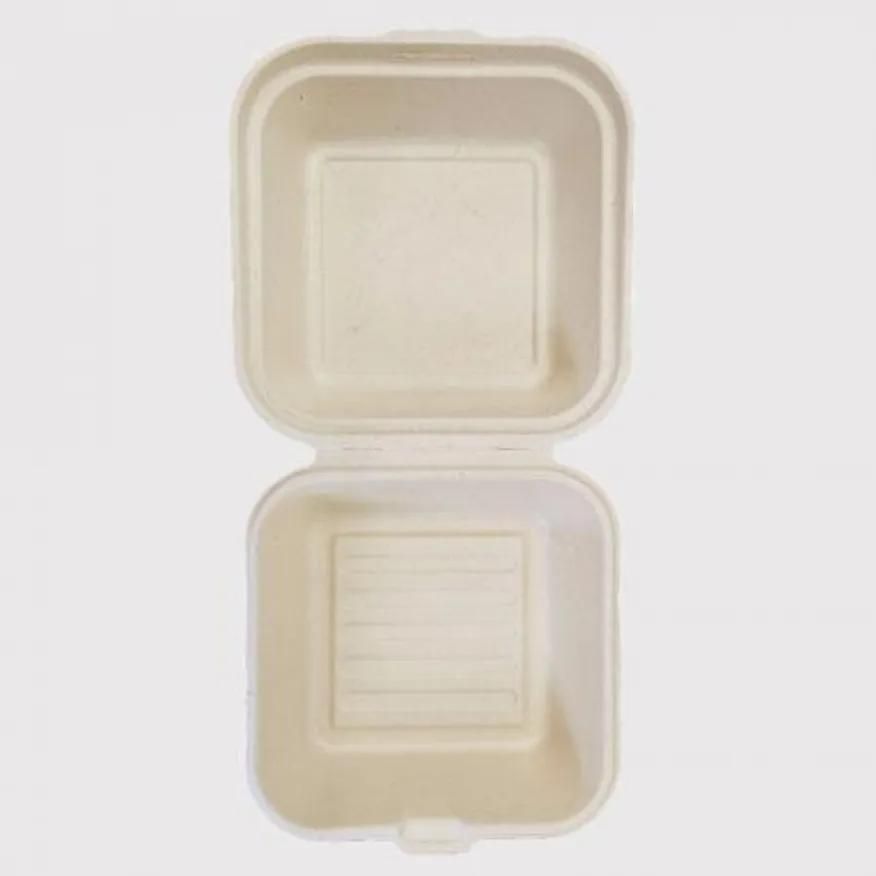 저중량 B-003 일체형 펄프 용기 일회용 도시락 크라프트색상 500개입 이미지