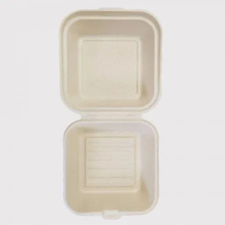 저중량 B-003 일체형 펄프 용기 일회용 도시락  크라프트색상 500개입 이미지