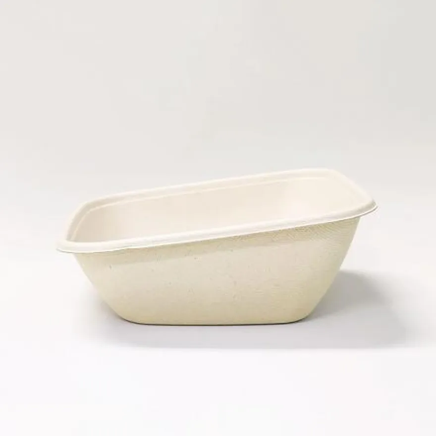 S-013K 펄프 샐러드 도시락용기 - 원형 용기 300개입(뚜껑별도) 이미지