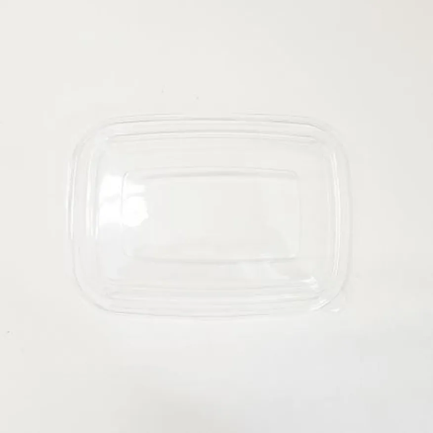PET CR-900&1000뚜껑 펄프 용기 일회용도시락 PET 뚜껑 300개입 (뚜껑만) 이미지