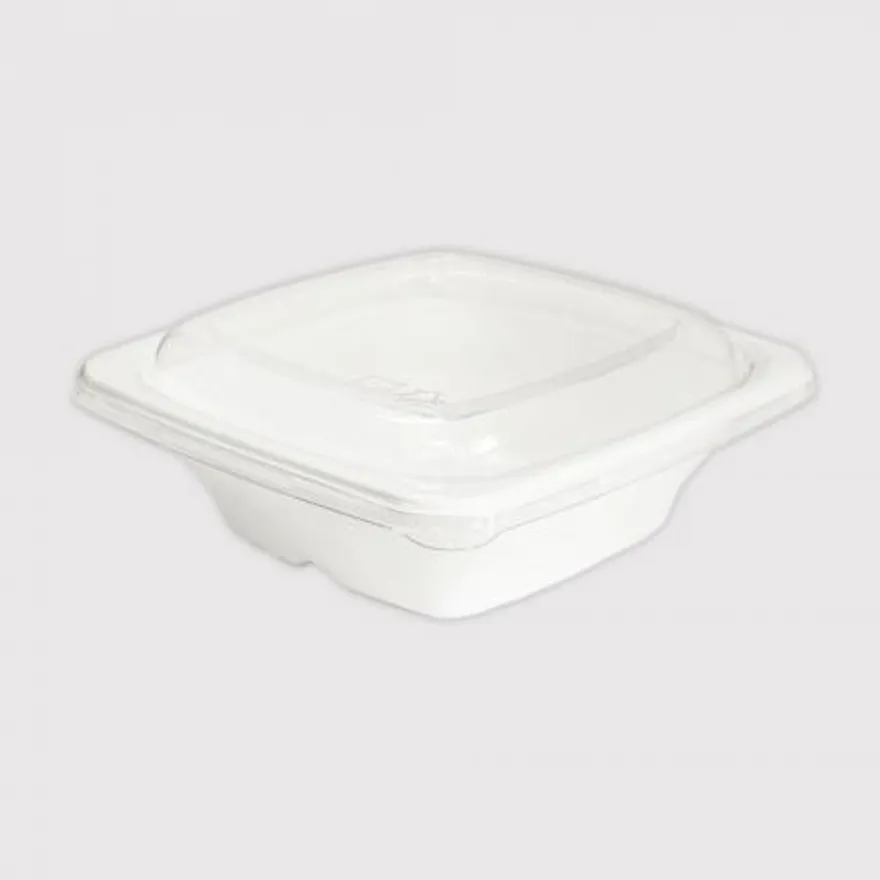 PET L016&L013&L011뚜껑 펄프 용기 일회용도시락 PET 뚜껑 400개입 (뚜껑만) 이미지