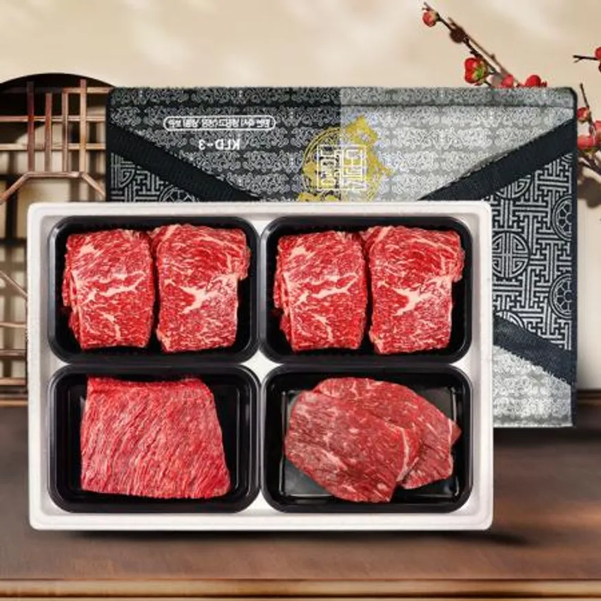 남도청년 1등급 한우 선물세트 1.6kg 불고기+불고기+국거리+장조림 (팩당 400g) 이미지