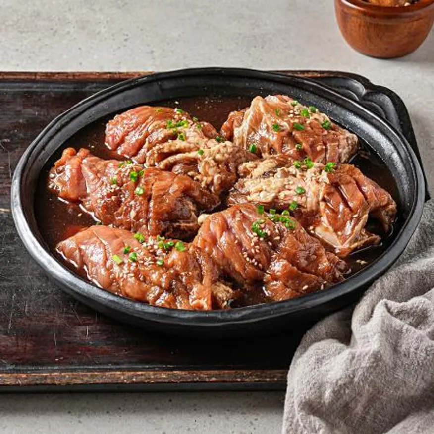 한돈 양념 수제 돼지갈비 700g 일반포장 이미지