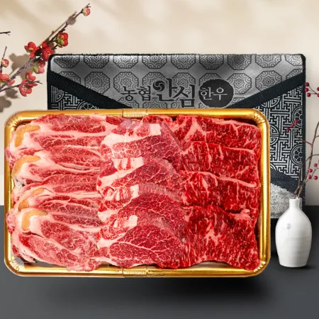 농협안심한우선물세트 1등급 1kg [등심500g+채끝300g+안심200g]