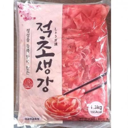 업소용 식당 횟집 식자재 재료 이연 적초생강 1.3kg 생강 적 초 절임