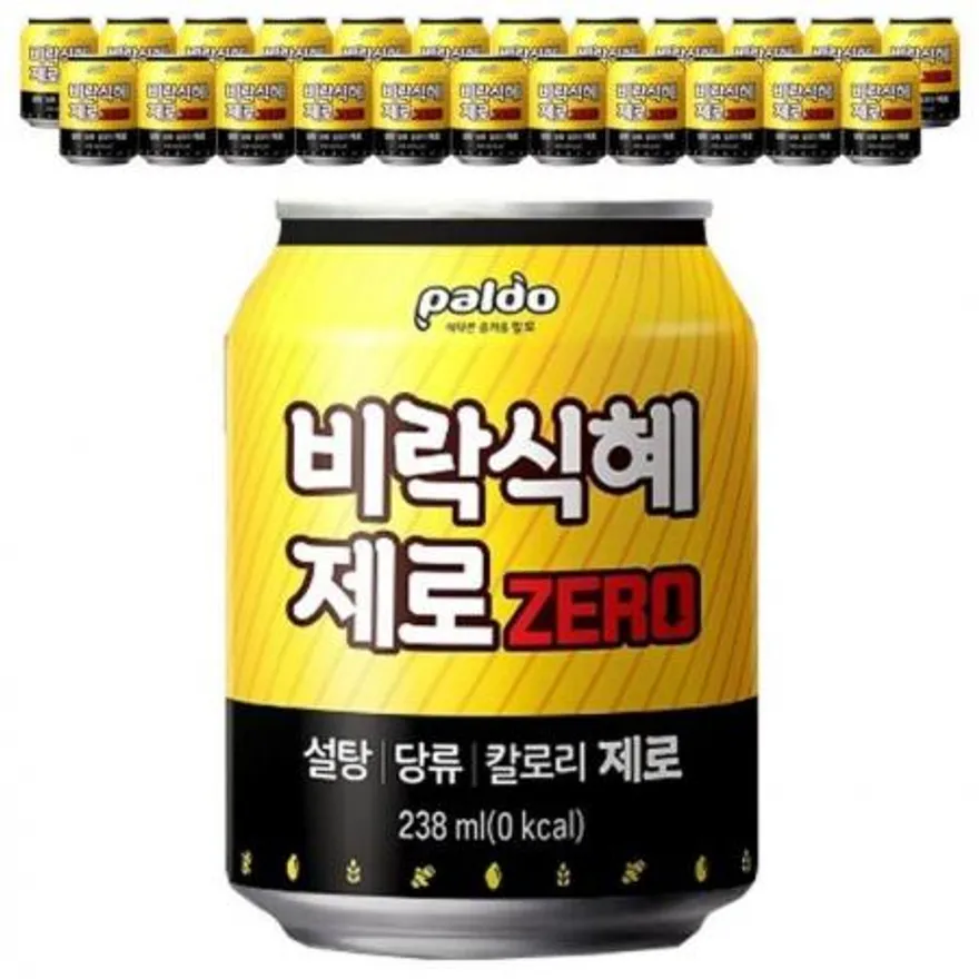 팔도 비락식혜 제로 238ml x 24 캔입 비락 식혜 이미지