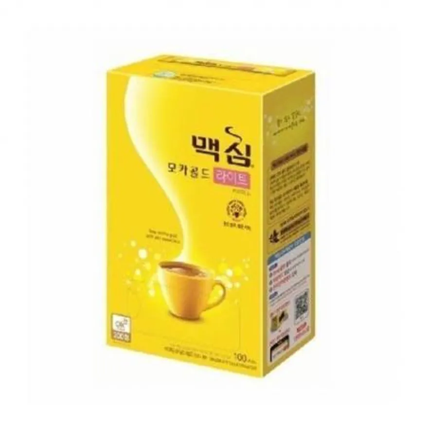 맥심 모카골드 믹스커피 라이트믹스 황금비율 100T 믹스 카누 일회용 대용량 자판기 후식 사무실 이미지