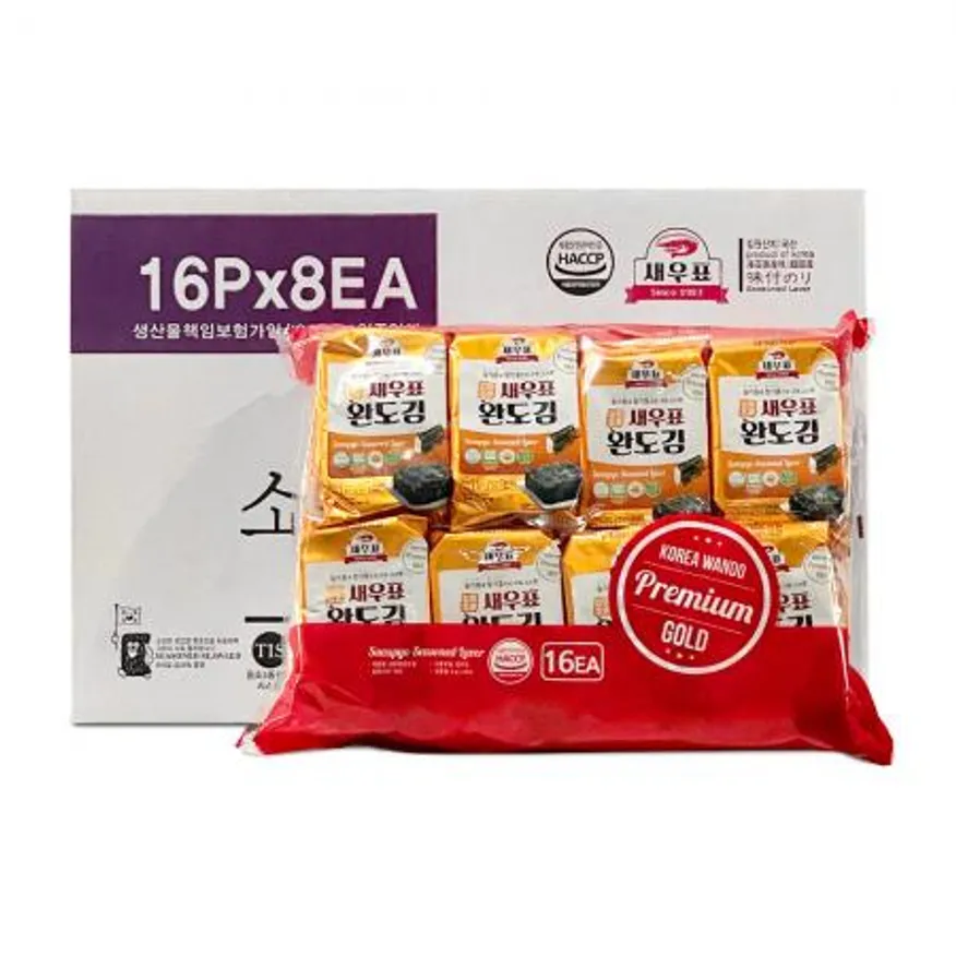 새우표 완도 도시락김 4g x 128봉 이미지
