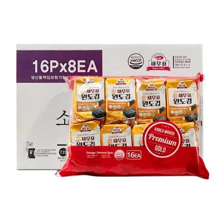새우표 완도 도시락김 4g x 128봉