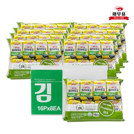 새우표 완도 올리브유 도시락김 5g x 128봉