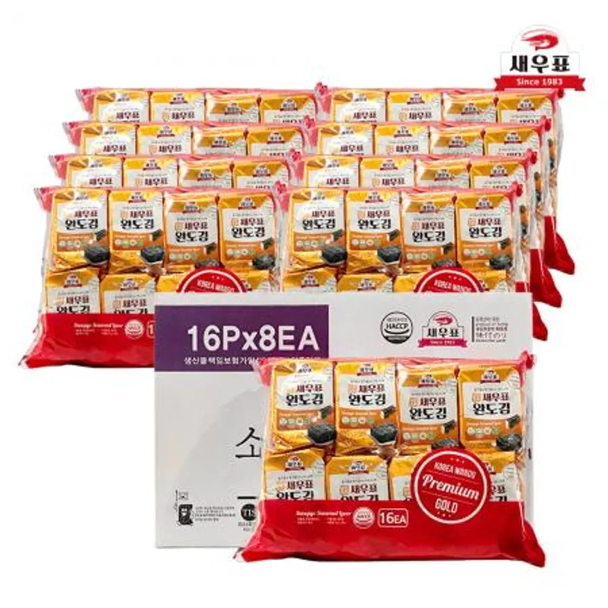 새우표 완도 도시락김 4g x 72봉 이미지