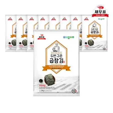 새우표 완도 구운 곱창김 20g x 10봉 이미지