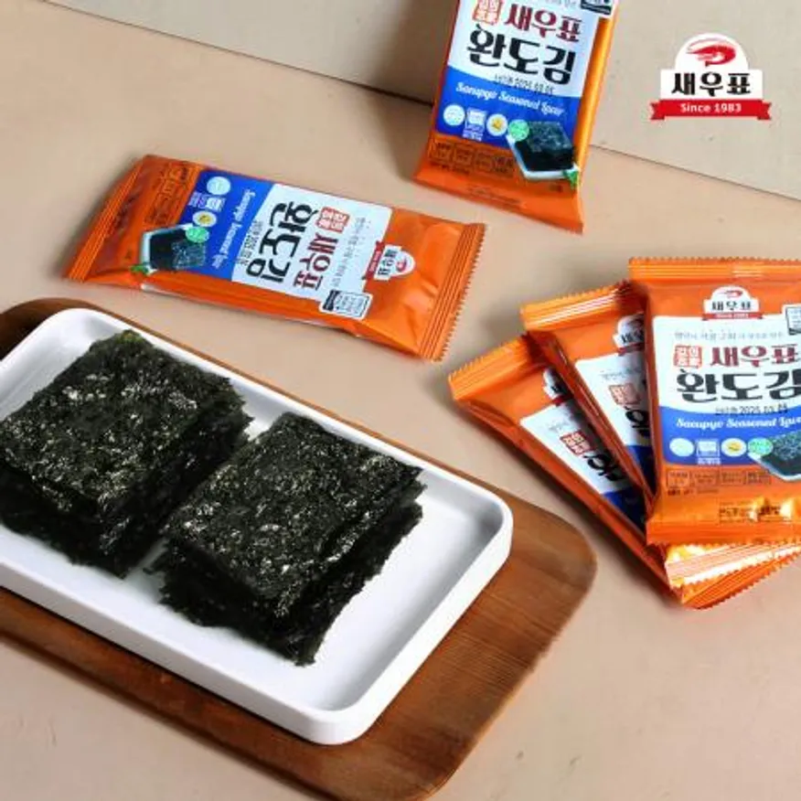 새우표 완도 도시락김 2g x 240봉 이미지