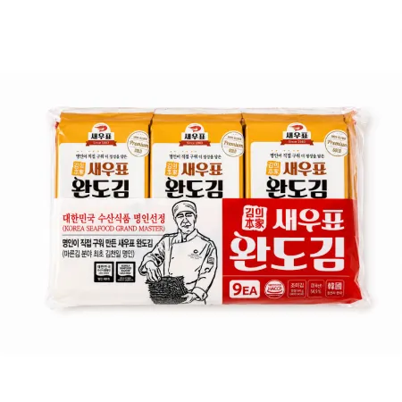 새우표 완도 도시락김 4g x 72봉 이미지
