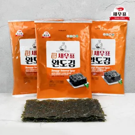 새우표 완도 오리지널 전장김 25g x 20봉 이미지