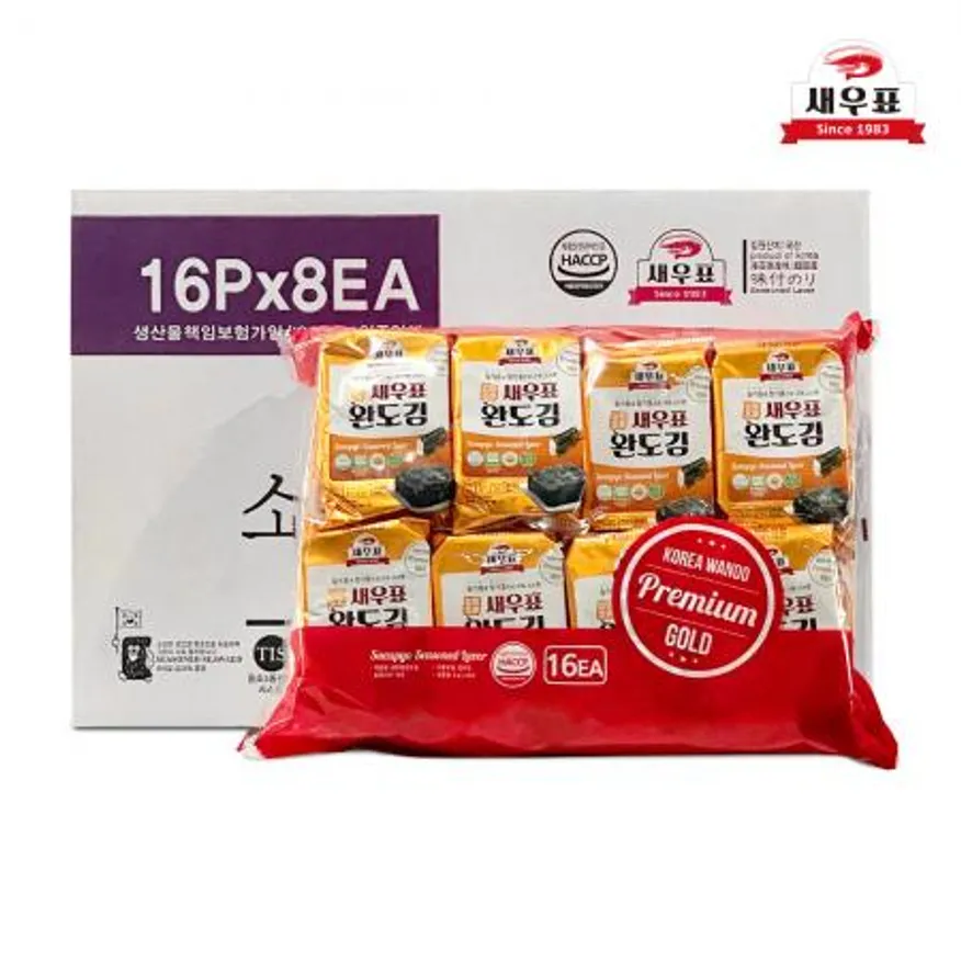 새우표 완도 도시락김 4g x 128봉 이미지