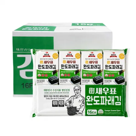 새우표 완도 파래 도시락김 4g x 128봉