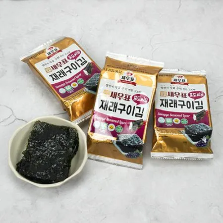 새우표 완도 포도씨유 도시락김 4g x 108봉 이미지