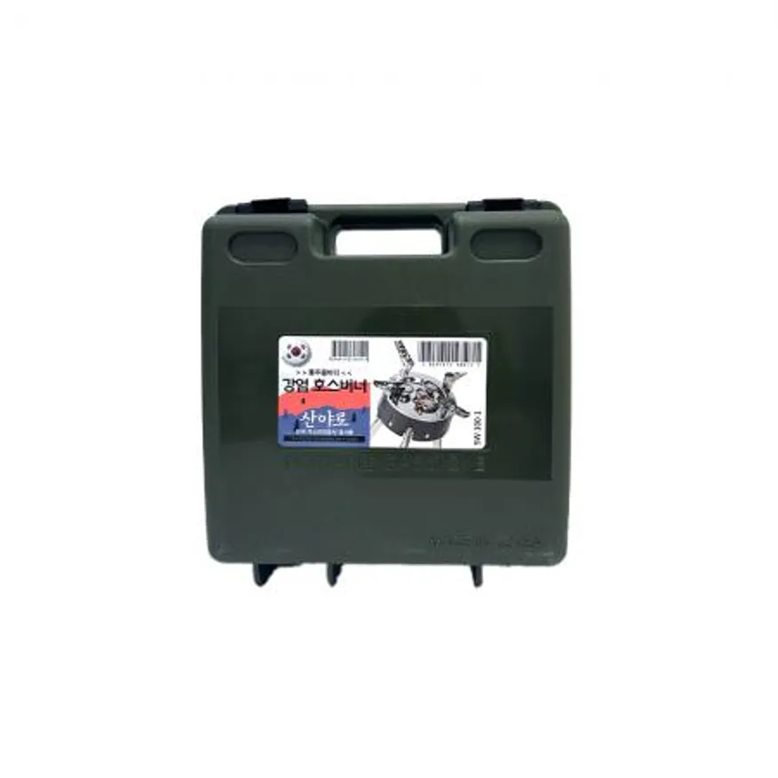 강염호스버너 통주물 바디 원형 캠핑버너 고화력 스토브 썬터치 산야로 이미지