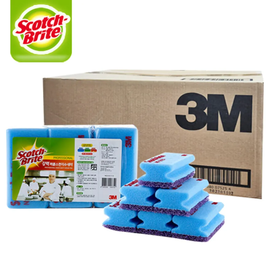 3M 강력퍼플스펀지 수세미 (6입) *1박스(6입*6개) 이미지