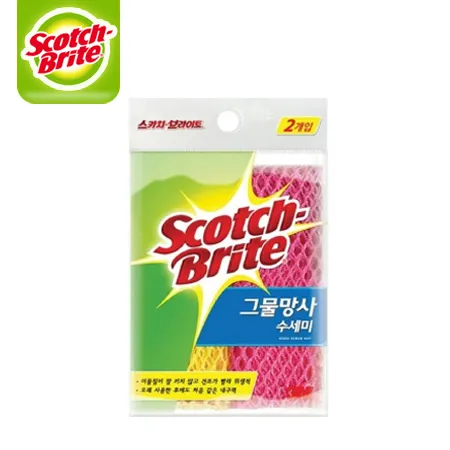 3M 그물망사 수세미 (2입) 1개
