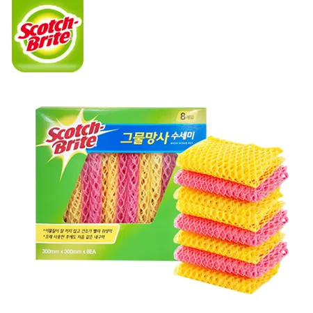 3M 그물망사 수세미 MN-900(8입) 1개