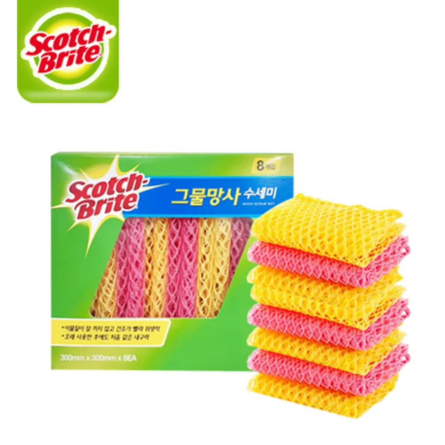 3M 그물망사 수세미 MN-900(8입) 1개 이미지