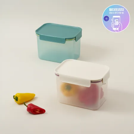 락앤락 프레쉬 프로텍트 직사각 2L 그린